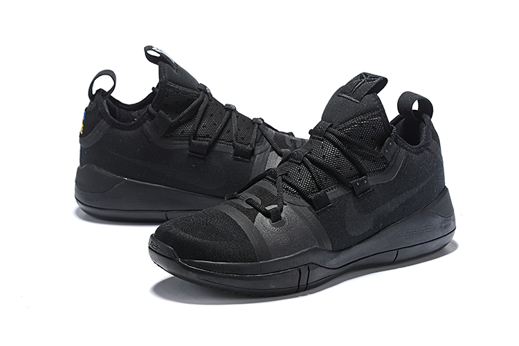 Men Nike Kobe A.D EP All Black Basketball Shoes - Click Image to Close